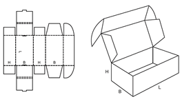 Die Cut Cardboard Boxes - Box Factory