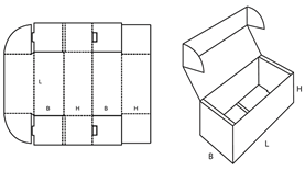 Die Cut Cardboard Boxes - Box Factory